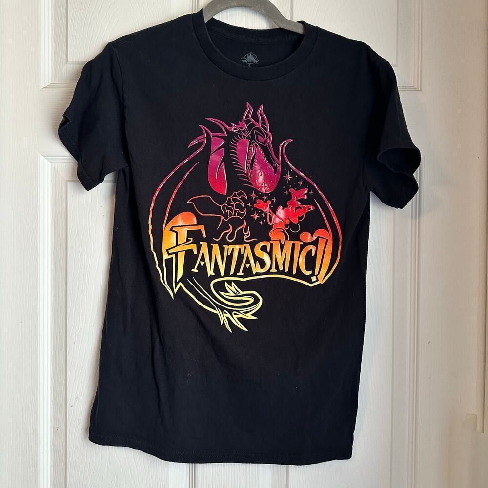 Disney Parks Fantasmic Dragon Sorcerer Mickey Shirt Size Adult S